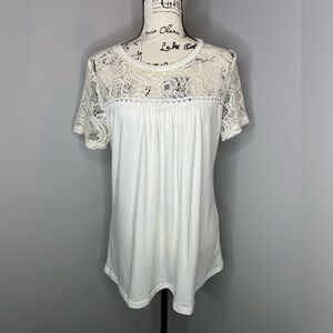 Spadehill | Lace Detail Top